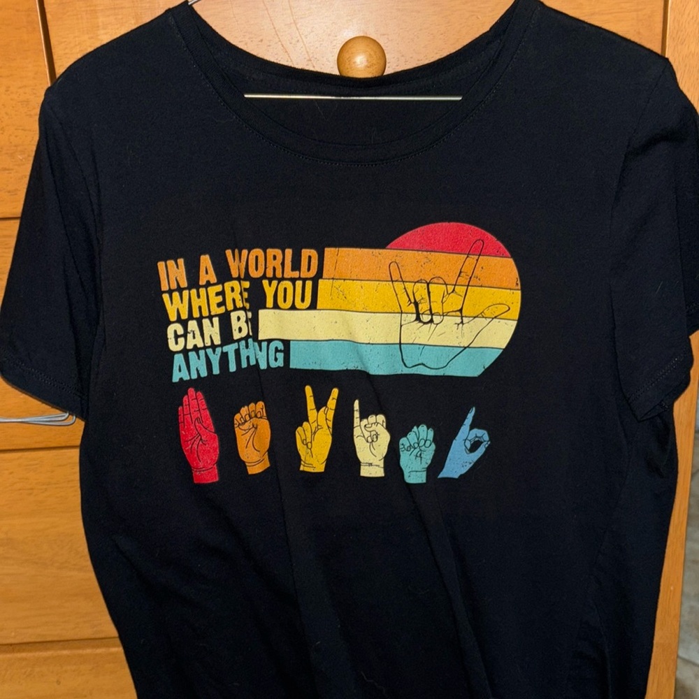 Size Large ASL Shirt